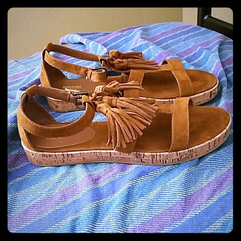 Mossimo Faux Shade Brown Sandals